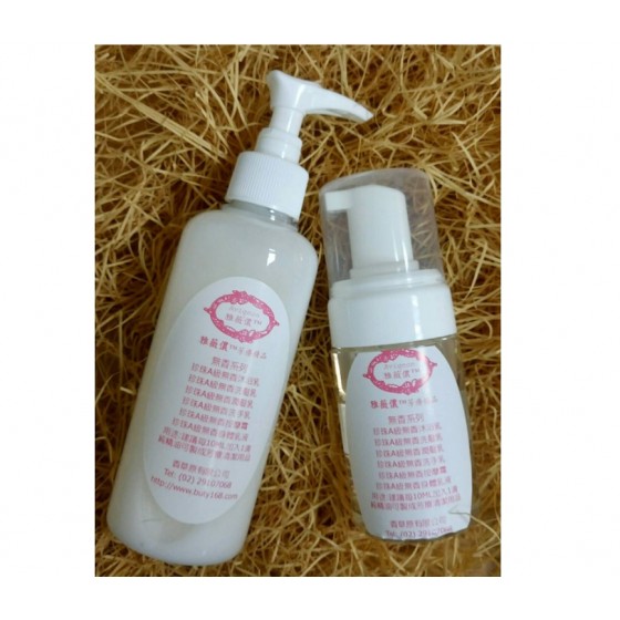 Uncented washing face Lotion & mousse (無香顏乳慕斯組合) 